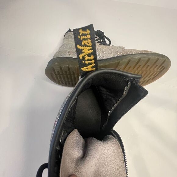 Doc Martens Glitter Embossed Boots - Picture 7 of 7